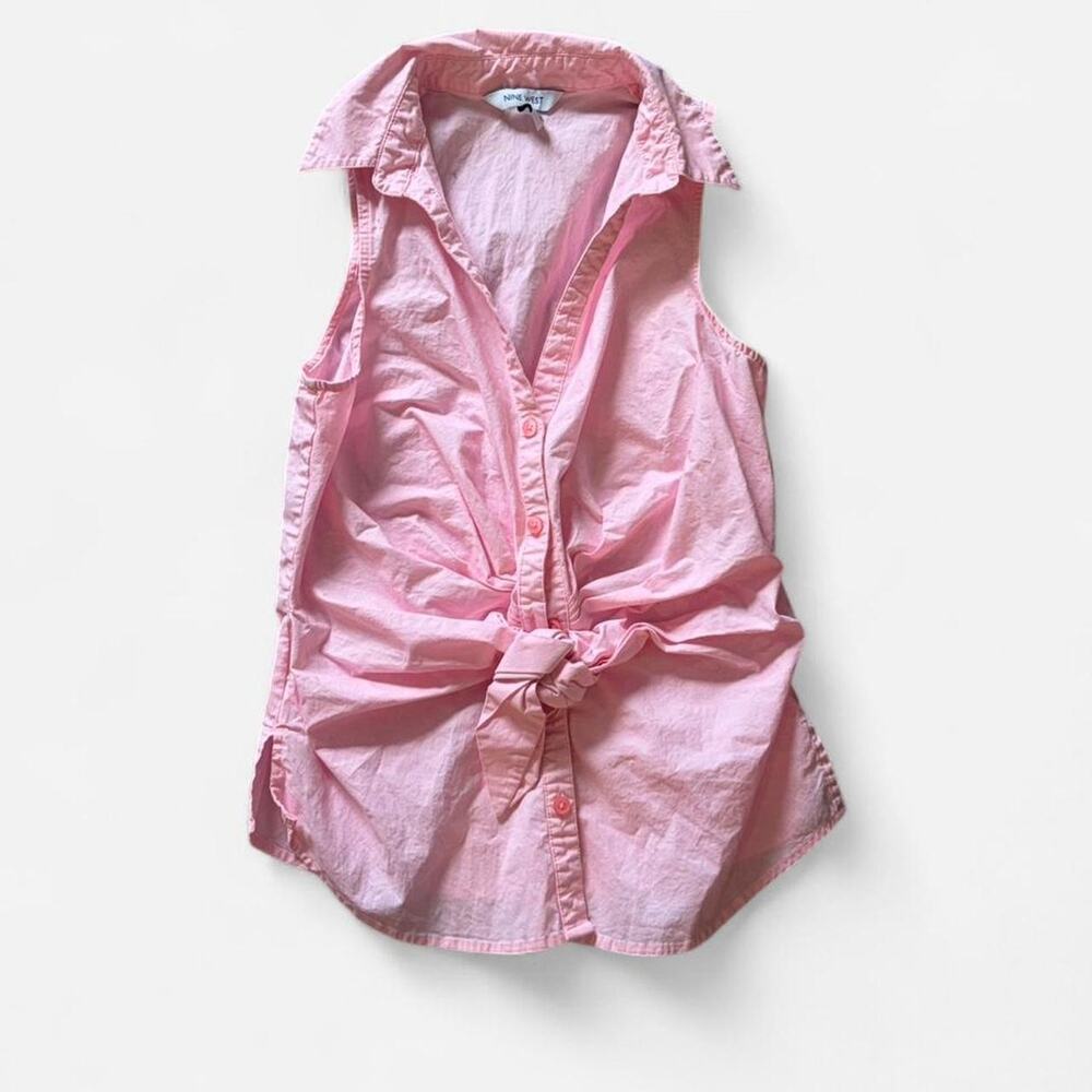 Nine West Light Pink Button Up - XS